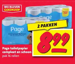 Nettorama Page toiletpapier compleet en schoon aanbieding