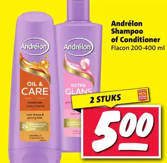 Nettorama Andrélon Shampoo of Conditioner aanbieding