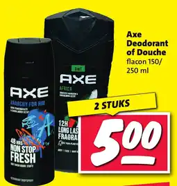 Nettorama Axe Deodorant of Douche aanbieding