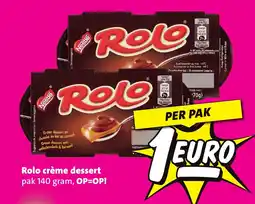 Nettorama Rolo crème dessert aanbieding