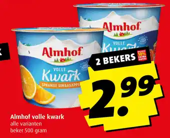 Boni Almhof volle kwark aanbieding