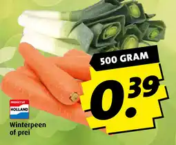 Boni Winterpeen of prei aanbieding