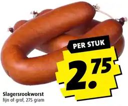 Boni Slagersrookworst aanbieding