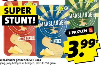Boni Maaslander gesneden 50+ kaas aanbieding