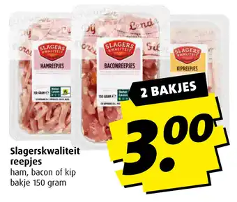 Boni Slagerskwaliteit reepjes aanbieding