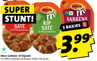 Boni Mora varkens- of kipsaté aanbieding
