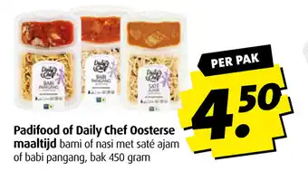 Boni Padifood of Daily Chef Oosterse maaltijd aanbieding