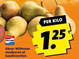 Boni Gieser Wildeman stoofperen of Goudreinetten aanbieding