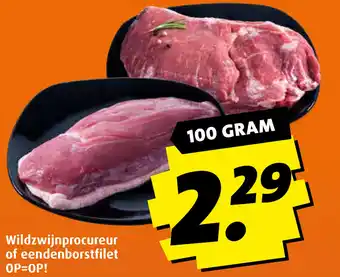 Boni Wildzwijnprocureur of eendenborstfilet aanbieding
