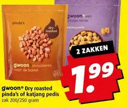 Boni Gwoon° Dry roasted pinda's of katjang pedis aanbieding