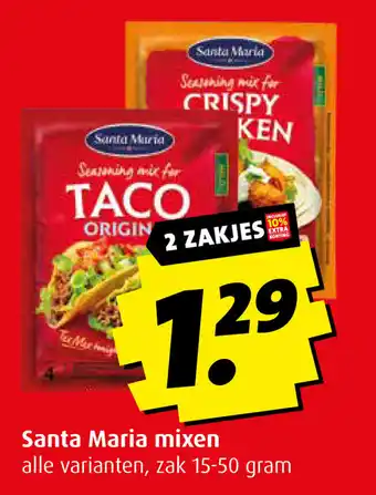 Boni Santa Maria mixen aanbieding