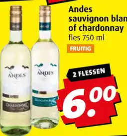 Boni Andes sauvignon blanc of chardonnay aanbieding