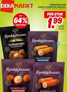 Dekamarkt KWEKKEBOOM OVEN & AIRFRYER SNACKS aanbieding
