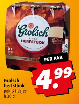 Boni Grolsch herfstbok aanbieding