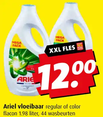 Boni Ariel vloeibaar regular aanbieding