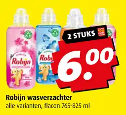 Boni Robijn wasverzachter aanbieding