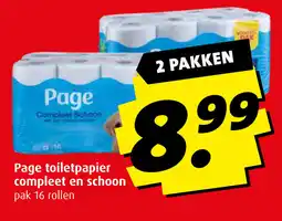 Boni Page toiletpapier compleet en schoon aanbieding