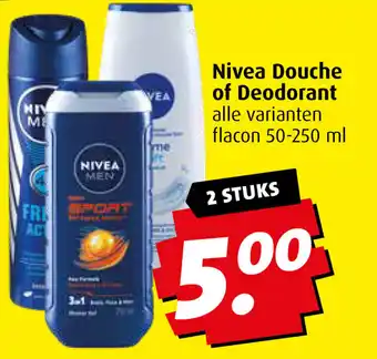 Boni Nivea Douche of Deodorant aanbieding
