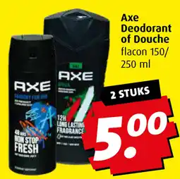Boni Axe Deodorant of Douche aanbieding