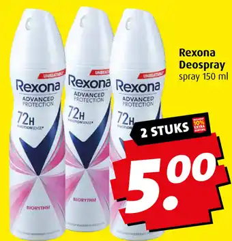Boni Rexona Deospray aanbieding