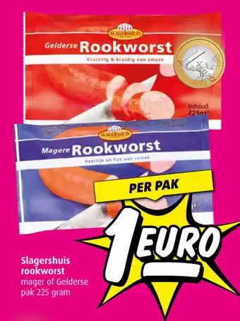 Boni Slagershuis rookworst aanbieding