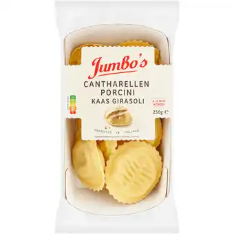Jumbo Jumbo's Girasoli Cantharellen en Porcini Kaas 250 g aanbieding