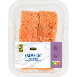 Jumbo Jumbo Zalmfilet met Huid Gemarineerd met Tuinkruiden ca. 240 g aanbieding