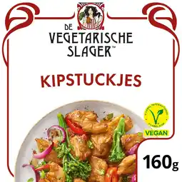 Jumbo De Vegetarische Slager Kipstuckjes Vegan 160 g aanbieding