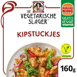 Jumbo De Vegetarische Slager Kipstuckjes Vegan 160 g aanbieding