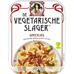 Jumbo De Vegetarische Slager Speckjes Vegan 125 g aanbieding