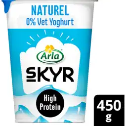 Jumbo Arla Skyr Naturel 0% Fat 450 g aanbieding