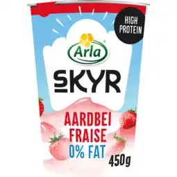 Jumbo Arla Skyr Aardbei 0% Fat Icelandic Style Yoghurt 450 g aanbieding