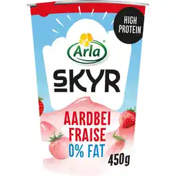 Jumbo Arla Skyr Aardbei 0% Fat Icelandic Style Yoghurt 450 g aanbieding