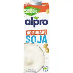 Jumbo Alpro Sojadrink Zonder Suikers Houdbaar 1L aanbieding