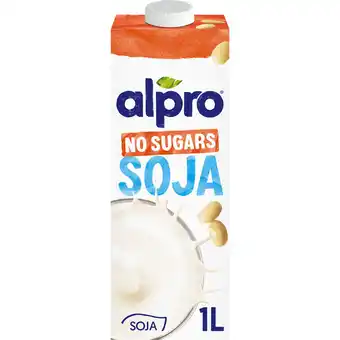 Jumbo Alpro Sojadrink Zonder Suikers Houdbaar 1L aanbieding