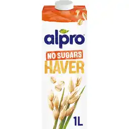Jumbo Alpro Haverdrink Zonder Suikers Houdbaar 1L aanbieding
