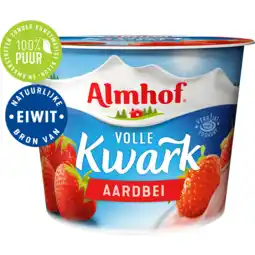 Jumbo Almhof Volle Kwark Aardbei 500 g aanbieding