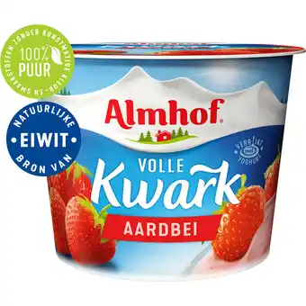 Jumbo Almhof Volle Kwark Aardbei 500 g aanbieding