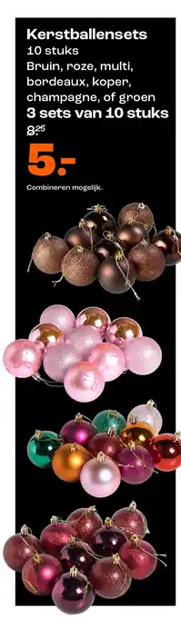 Kwantum Kerstballensets aanbieding