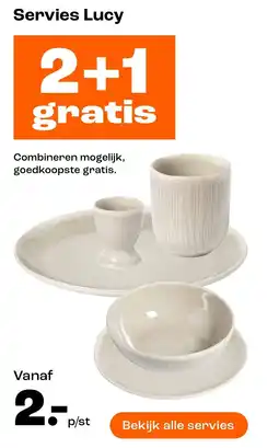 Kwantum Servies Lucy aanbieding