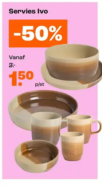 Kwantum Servies Ivo aanbieding
