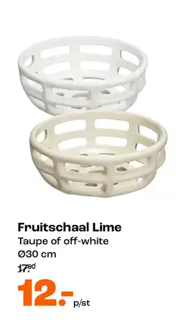 Kwantum Fruitschaal Lime aanbieding