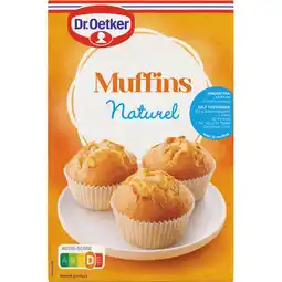 Jumbo Dr. Oetker Muffins Naturel Bakmix 350 g aanbieding