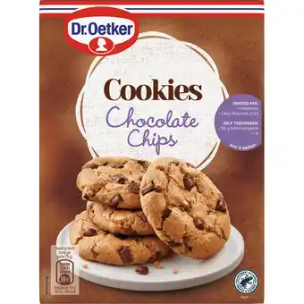 Jumbo Dr. Oetker Cookies Chocolate Chips Bakmix 425 g aanbieding