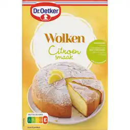Jumbo Dr. Oetker Wolken Cake Citroensmaak Bakmix 430 g aanbieding