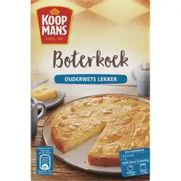 Jumbo Koopmans Boterkoek Bakmix 400 g aanbieding