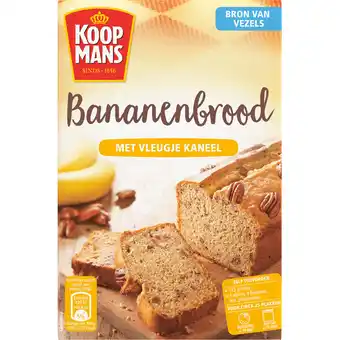 Jumbo Koopmans Bananenbrood met Vleugje Kaneel 320 g aanbieding