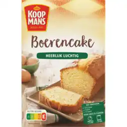 Jumbo Koopmans Boerencake 400 g aanbieding