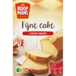 Jumbo Koopmans Fijne Cake Bakmix 400 g aanbieding