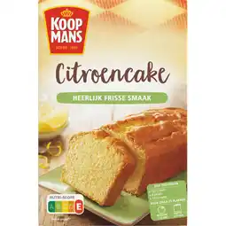 Jumbo Koopmans Citroencake 400 g aanbieding